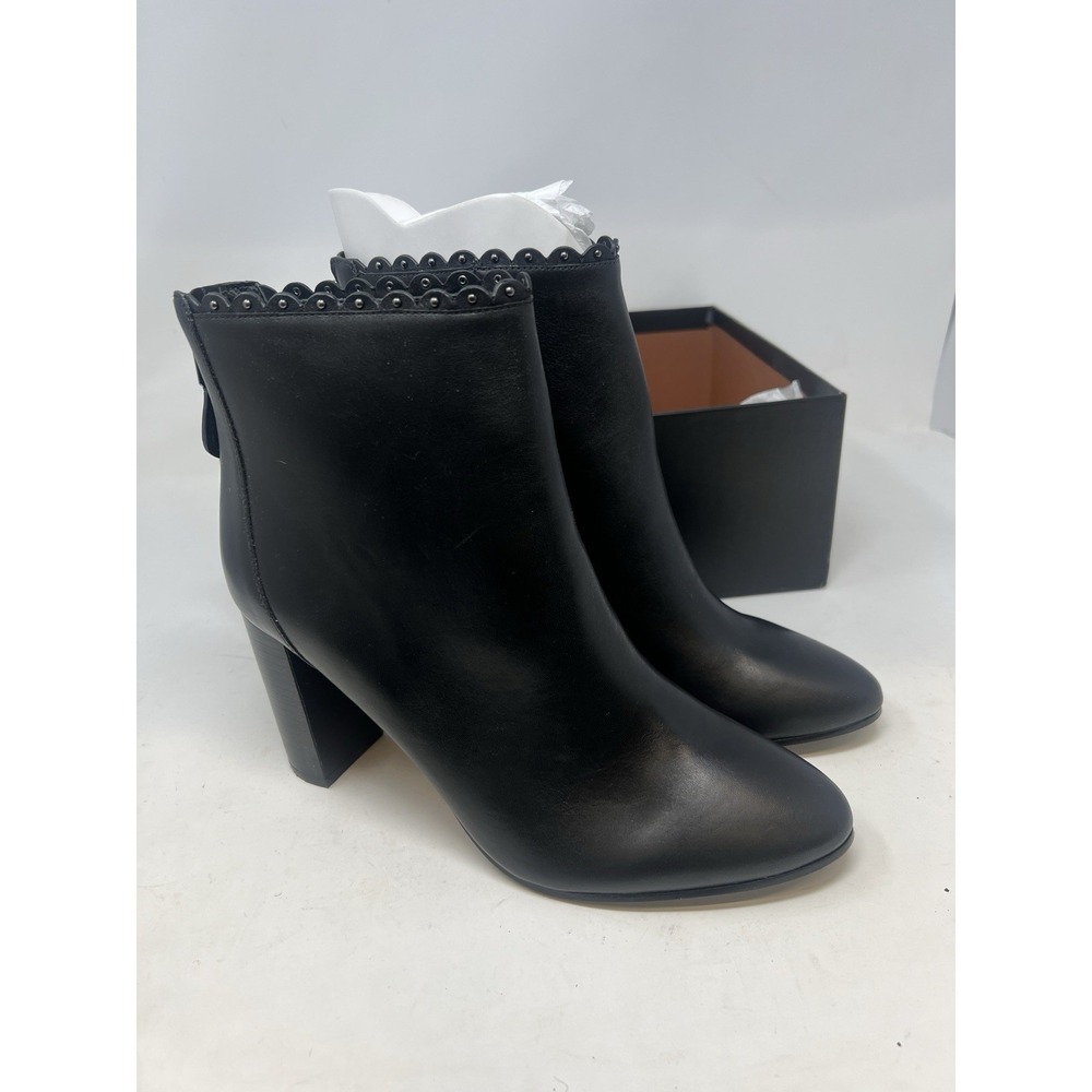 New In Box Coach Terence Soft Shine Black Bootie Size 9.5M